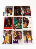 KOBE BRYANT Lot of 9 Basketball Cards