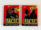 1989 Topps BATMAN Lot of 2 Sealed Card Packs