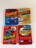 Lot of 4 Sealed Packs of Donruss Baseball 1988-1991