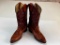 Vintage Kenny Rogers Leather Cowbot Boots Children Size 2D