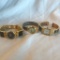 Lot of 3 Misc. Gold-Toned and Black Women's Watches