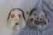 Genuine Male and Female Kabuki Masks Signed By Japanese Artist Size Adult