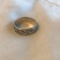 Sterling Silver Ring with Design Engraved Around the Outside Size 8 | 3.95 grams