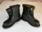 Cabela's Leather Work Boots Gore-Tex Vibram Soles Hunting Green Size 10