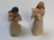 Lot of 2 Willow Tree Nativity Figures