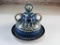 POLISH POTTERY Dome Cheese Woman Figure Covered Dish Butter
