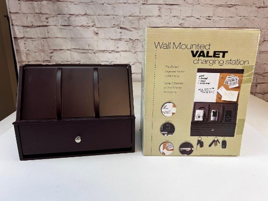 Wall Mounted VALET Charging Station The Perfect Organizer for Entire Family NEW