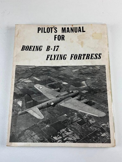 Vintage Pilot's Manual For Boeing B-17 Flying Fortress