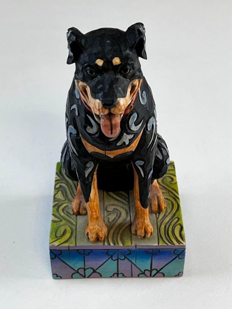 backup Forge Give JIM SHORE Dog Figurine RODDIE Rottweiler ENESCO Heartwood Creek | Art,  Antiques & Collectibles Collectibles | Online Auctions | Proxibid