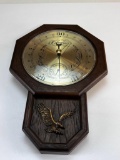 Vintage Taylor Temperature Compensated Barometer Thermometer with Eagle Logo