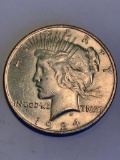 1924 Peace Dollar Coin 90% Silver