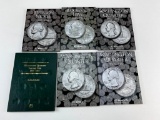 Lot of 6 Empty Coin Booklets- Washington Quarter, Roosevelt Dimes, Jefferson Nickel