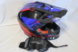 BMX Helmet Size L LS2 Fast DOT Certified With Goggles