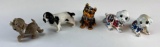 Lot of 5 Vintage Miniature Dog Figures