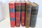 5 Vintage / Antique Surgical And Medical Books H.C.