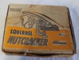 Antique Squirrel Brand Cast Iron Heavy Duty Nut Cracker