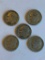 Lot of 5 Roosevelt Dimes 90% Silver; (3)1959 and (2) 1958
