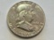 1961-D US Franklin Silver Half Dollar 50 Cent Coin 90% Silver
