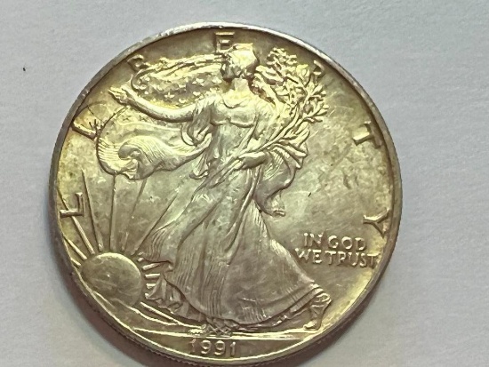 1991 Silver Eagle 1oz Fine Silver