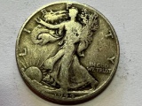 1944-D US Walking Liberty Half Dollar 50 Cent Coin 90% Silver