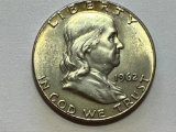 1962 US Franklin Silver Half Dollar 50 Cent Coin 90% Silver