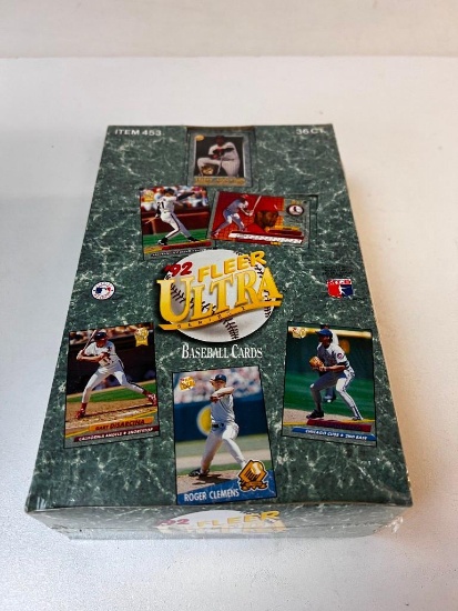 1992 Fleer Ultra Baseball Box - Factory Sealed with 36 Unopened Packs
