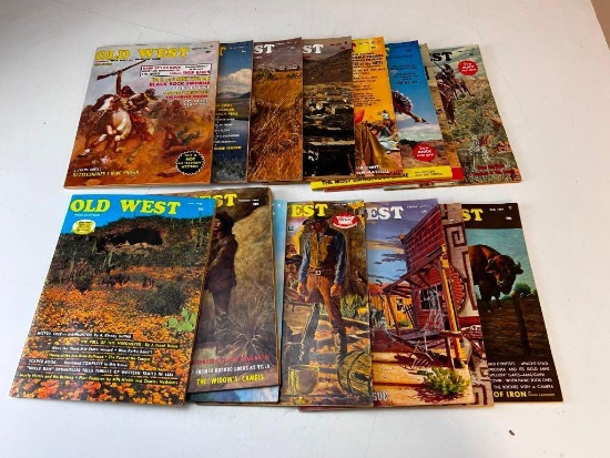Lot of 15 Vintage Old West Magazines 1964-1968