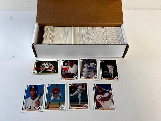 1991 Upper Deck Baseball Complete Set of 700 Cards