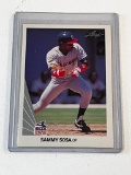 SAMMY SOSA 1990 Leaf Baseball ROOKIE Card