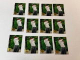 Lot of 12 TIGER WOODS 2004 Upper Deck Golf Cards