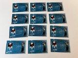 Lot of 12 TIGER WOODS 2004 Upper Deck Golf Cards