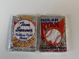 Vintage Packs Of Pacific Baseball Nolan Ryan and Tom Seaver Card Packs