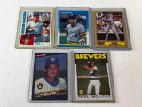 PAUL MOLITOR Lot of 5 Baseball Cards