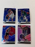 2020-21 Panini Mosiac Basketball Lot of 4 PRIZM Serial Numbered Insert Cards. NM/MINT condition