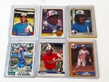 TIM RAINES Lot of 6 Baseball Cards