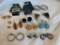 Lot of 13 Pairs of Misc. Costume Earrings (Pierced and Clip-on)