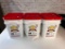 Lot of 3 Buckets of Food For Health 40 Pouches Dry Food per Bucket Emergency Food Storage Supply