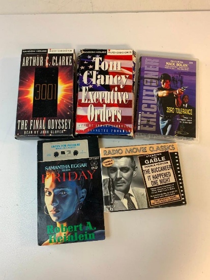 Lot of 6 Audiobook Cassette Tapes