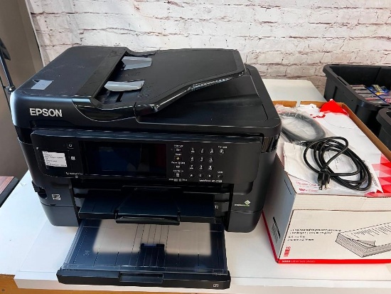 Epson WorkForce WF-7720 Wireless Wide-format Color Inkjet Printer plus a case of paper