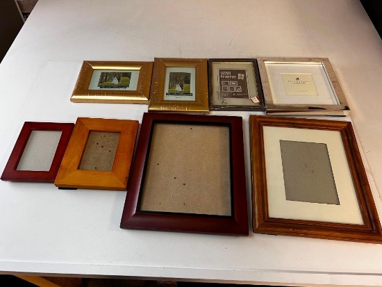 Lot of 8 Small Picture Frames