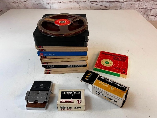 Lot of vintage Recorded Reel to Reel Tapes