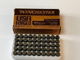 Winchester 9MM Luger 115 Grain FMJ Brass Jacketed Lead Core Ammunition Box of 50 Cartridges