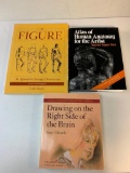 Lot of 3 Books About Drawing