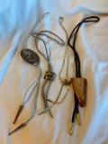 Lot of 4 Misc. Statement Costume Bolo Ties