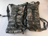 Lot of 2 Molle II Modular Lightweight Load Carrying Hydration System Digital Camouflage with Bladder