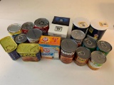 Lot of Misc. Food Items Incl. Canned Goods, Salt, Hot Cocoa, Baking Soda