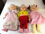 Lot of 3 Vintage 1985 Playmates 25