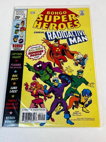 Bongo Super-Heroes Starring Radioactive Man Bongo Comics Direct Edition