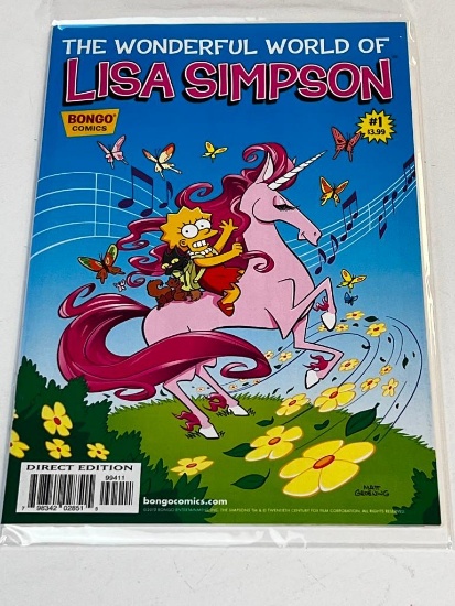 LISA SIMPSON The Wonderful World Of Bongo Comics #1 Direct Edition