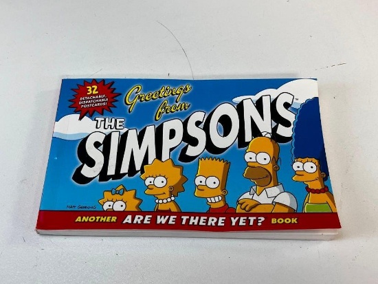 Greetings From THE SIMPSONS Are We There Yets Book 32 Detachable Postcards 2007